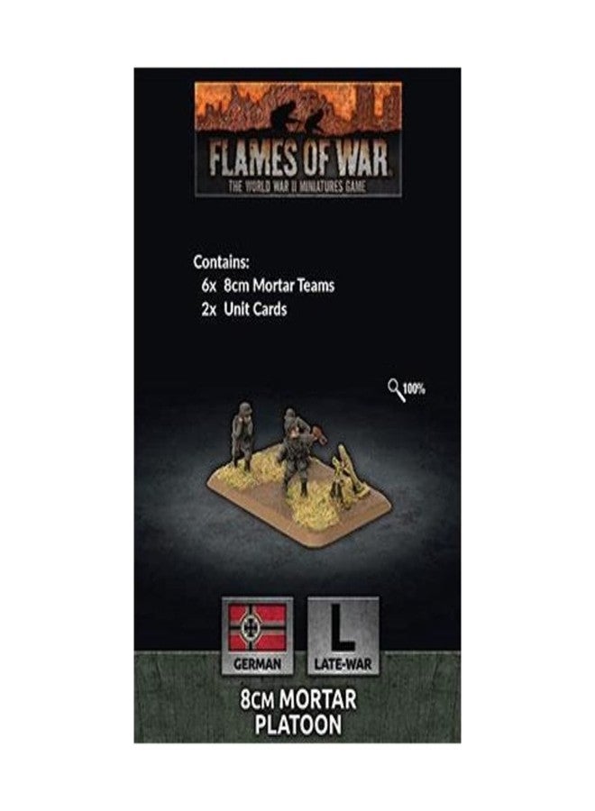 Flames of War: Late War: German: 8cm Mortar Platoon (GE785) - Image 1